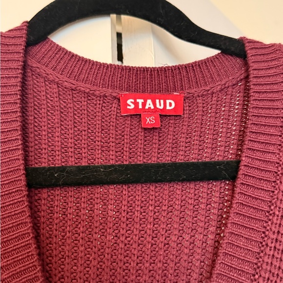 Staud Burgundy Knit Dress - Picture 3 of 3